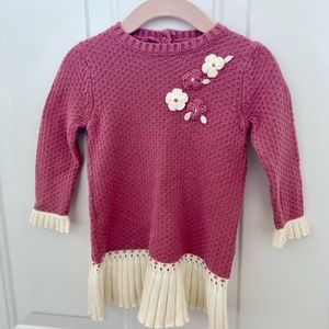 Baby girl sweater dress